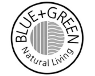 BLUE + GREEN NATURAL LIVING logo