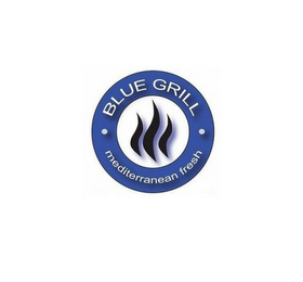 · BLUE GRILL · MEDITERRANEAN FRESH logo