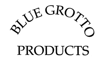 BLUE GROTTO PRODUCTS logo