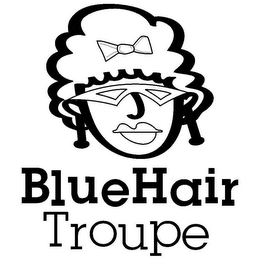 BLUE HAIR TROUPE logo