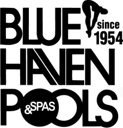 BLUE HAVEN POOLS & SPAS SINCE 1954 logo