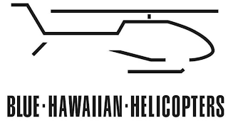 BLUE HAWAIIAN HELICOPTERS logo