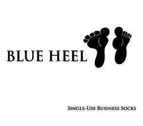 BLUE HEEL SINGLE-USE BUSINESS SOCKS logo
