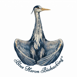 BLUE HERON BIOHACKING logo