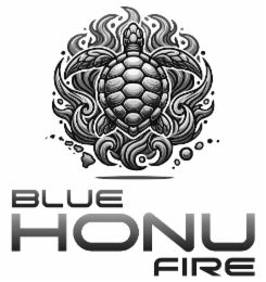 BLUE HONU FIRE logo
