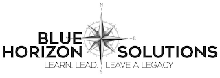 BLUE HORIZON SOLUTIONS LEARN. LEAD. LEAVE A LEGACY * N E S W logo