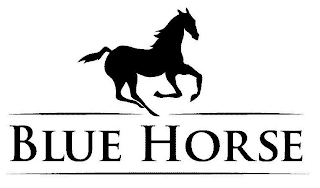BLUE HORSE logo