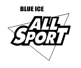 BLUE ICE ALL SPORT logo