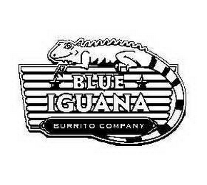 BLUE IGUANA BURRITO COMPANY logo