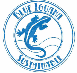 BLUE IGUANA SUSTAINABLE logo