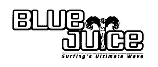 BLUE JUICE SURFING'S ULTIMATE WAVE logo