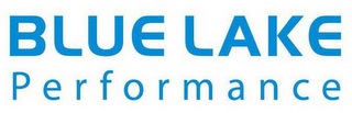 BLUE LAKE PERFORMANCE logo