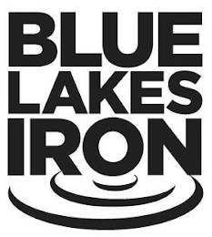 BLUE LAKES IRON logo