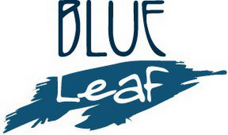 BLUE LEAF logo