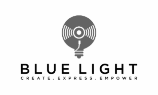 BLUE LIGHT CREATE. EXPRESS. EMPOWER logo