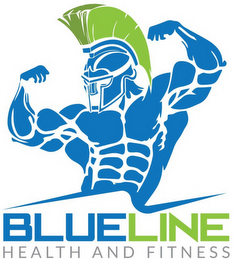 BLUE LINE HEALTH AND FITNESS logo