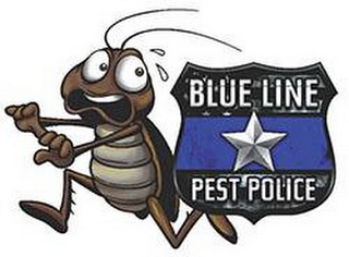 BLUE LINE PEST POLICE logo