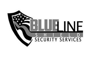BLUE LINE SHIELD SECURITY SERVICES logo