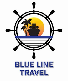 BLUE LINE TRAVEL logo