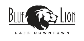 BLUE LION UAFS DOWNTOWN logo