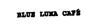 BLUE LUNA CAFE logo