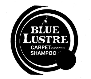 BLUE LUSTRE CARPET & UPHOLSTERY SHAMPOO logo