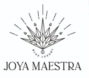 BLUE LUXURY JOYA MAESTRA logo