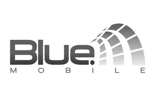 BLUE. M O B I L E logo
