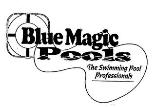 BLUE MAGIC POOLS THE SWIMMING POOL PROFESSIONALS logo
