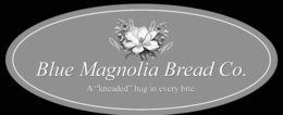 BLUE MAGNOLIA BREAD CO. A "KNEADED" HUG IN EVERY BITE. logo