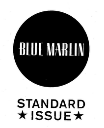 BLUE MARLIN STANDARD ISSUE logo