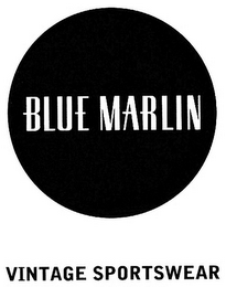 BLUE MARLIN VINTAGE SPORTSWEAR logo