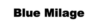 BLUE MILAGE logo