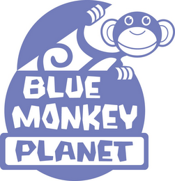 BLUE MONKEY PLANET logo