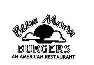 BLUE MOON BURGERS AN AMERICAN RESTAURANT logo