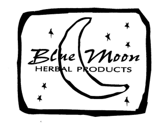 BLUE MOON HERBAL PRODUCTS logo
