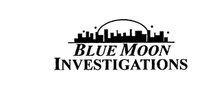 BLUE MOON INVESTIGATIONS logo