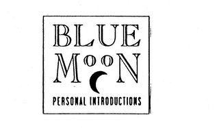 BLUE MOON PERSONAL INTRODUCTIONS logo