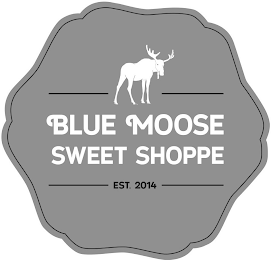 BLUE MOOSE SWEET SHOPPE EST. 2014 logo