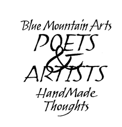 BLUE MOUNTAIN ARTS POETS & ARTISTS HANDMADE THOUGHTS logo
