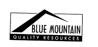 BLUE MOUNTAIN QUALITY RESOURCES logo