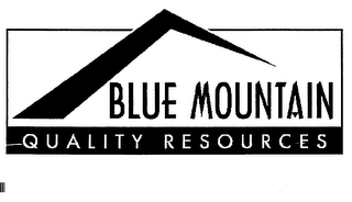 BLUE MOUNTAIN QUALITY RESOURCES logo