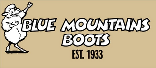 BLUE MOUNTAINS BOOTS EST. 1933 logo