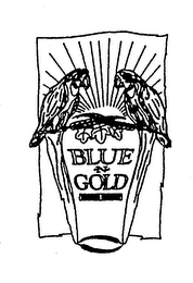 BLUE -N- GOLD BREWING COMPANY logo