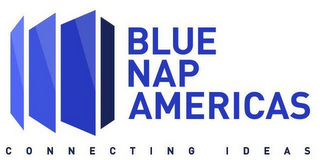 BLUE NAP AMERICAS CONNECTING IDEAS logo