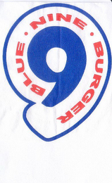 BLUE NINE BURGER 9 logo