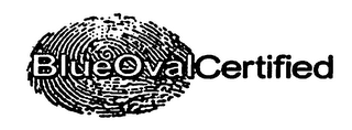 BLUE OVAL CERTIFIED logo