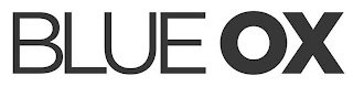 BLUE OX logo