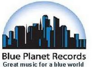 BLUE PLANET RECORDS GREAT MUSIC FOR A BLUE WORLD logo