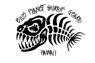 BLUE PLANET SURF GEAR HAWAII logo